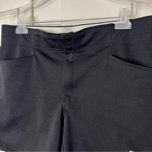 Vintage 80s MacGregor Black Polyester Sporty Tennis Golf Athletic Shorts - Picture 2 of 6